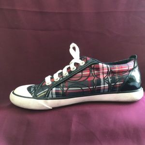 Coach Tartan Barrett Sneakers Size 6.5